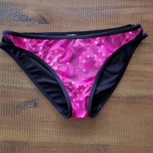 TYR Durafast Lite Lani Bikini Swim Bottoms, Pink Cadet, Wm's Small, Like NEW